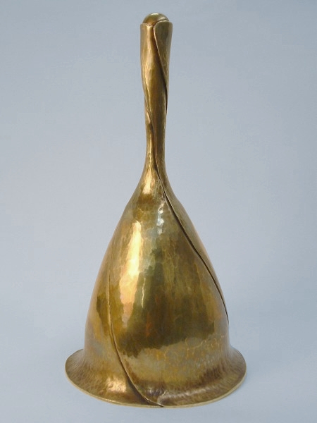 Handcrafted Brass Hand Bell, by Metalsmith Steve Shelby