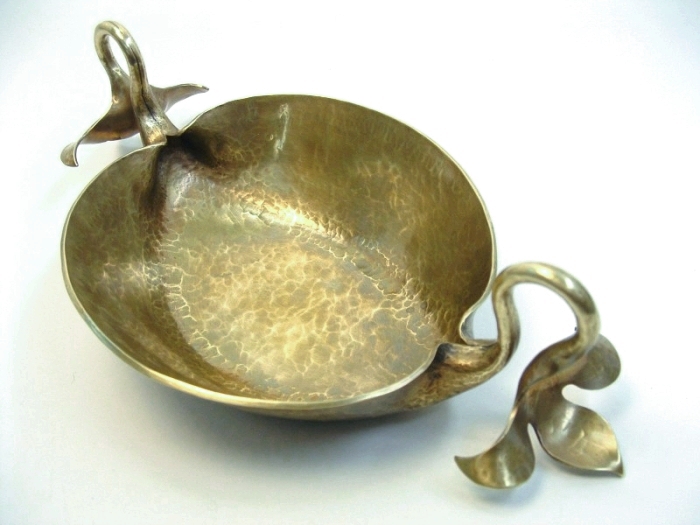 Handcrafted Brass Candy Dish, by Metalsmith Steve Shelby