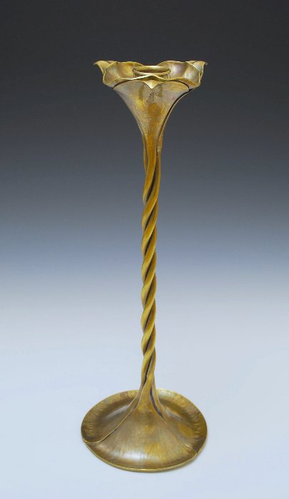 Handcrafted Brass Candle Holder, by Metalsmith Steve Shelby