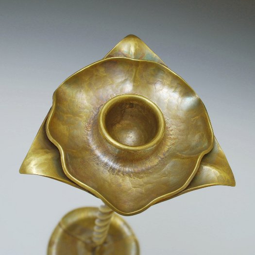 Handcrafted Brass Candle Holder, by Metalsmith Steve Shelby
