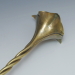 Handcrafted Brass Tall Candle Holder by Metalsmith Steve Shelby