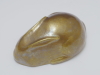 Handcrafted Brass Rabbit sculpture by Metalsmith Steve Shelby