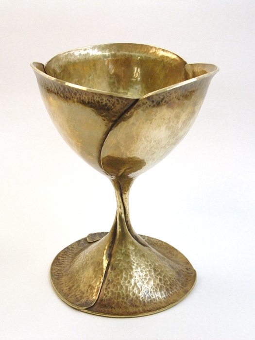 Handcrafted Brass Goblet, by Metalsmith Steve Shelby
